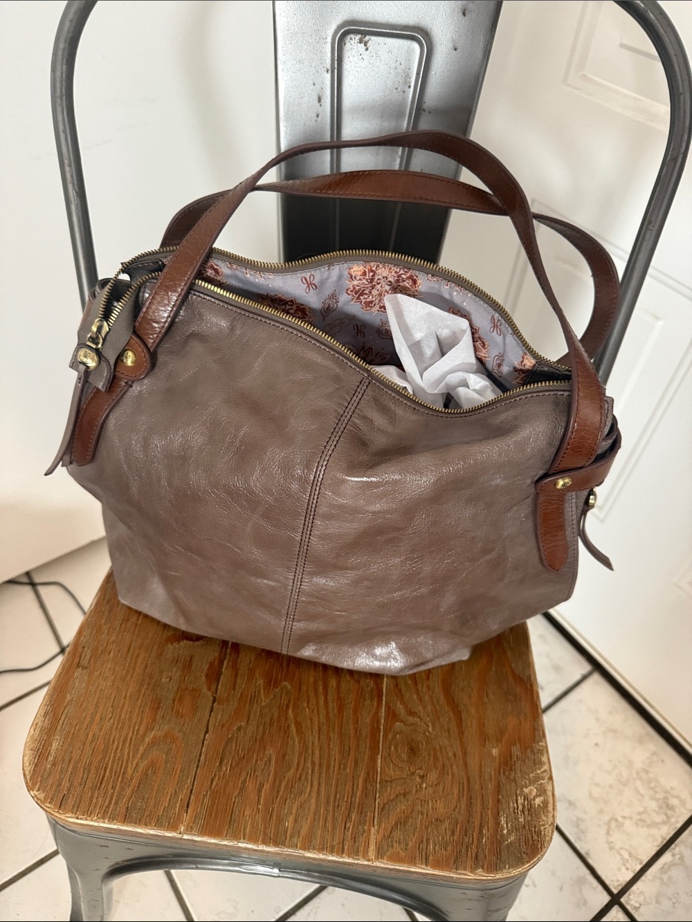Gently Used Hobo International Brown Leather Bag